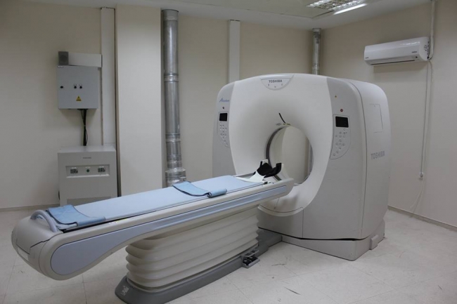 Kâhta Devlet Hastanesi'nde tomografi hizmeti