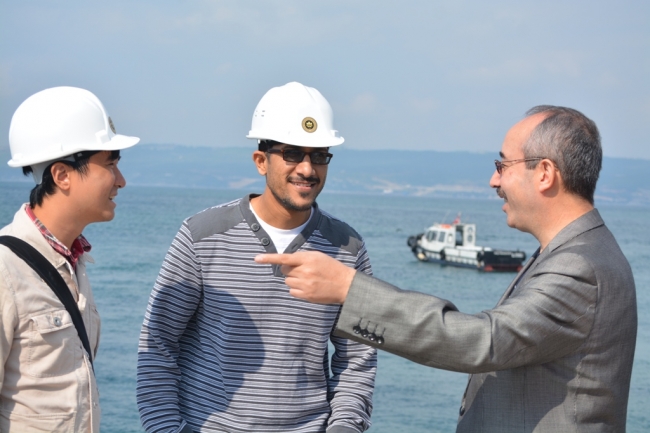 Geleceğin mühendisleri İzmit Körfez geçiş köprüsünde