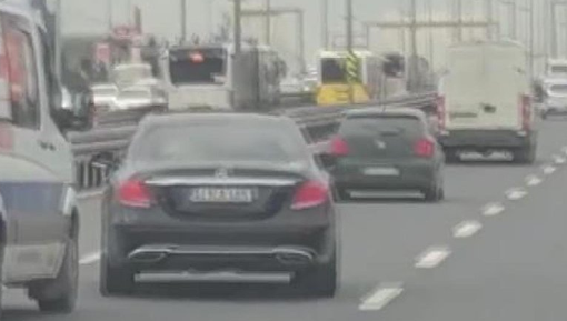 Ambulansa yol vermeyen sürücü