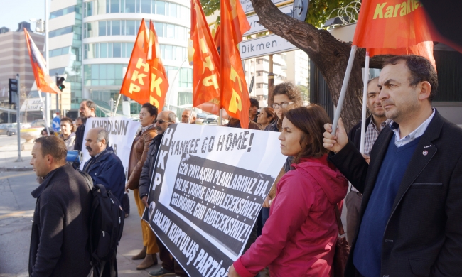 ABD Büyükelçiliği önünde G20 protestosu