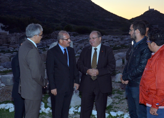 Güney Ege'nin valileri, Knidos Antik Kenti'ni inceledi