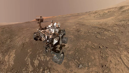 Curiosity keşif aracı tarafından Mars yüzeyinden yeni fotoğraflar