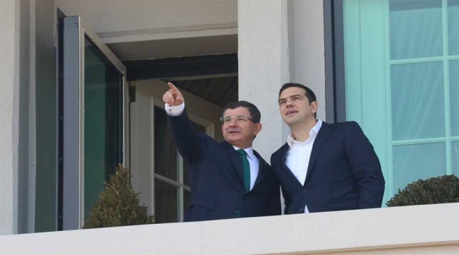 Davutoğlu, Ankara'da Alexis Tsipras'ı ağırladı