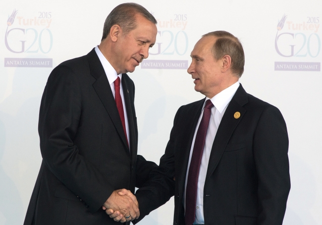 Erdoğan ve Putin bir araya geldi