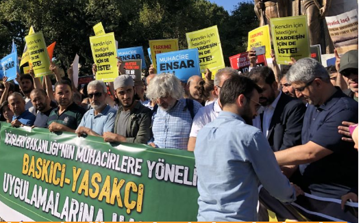 İstanbul’daki Suriyeliler eyleminde arbede