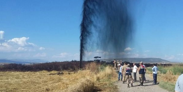 Kahramanmaraş’ta petrol boru hattı