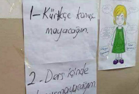 Kürtçe yasağı getirildi 