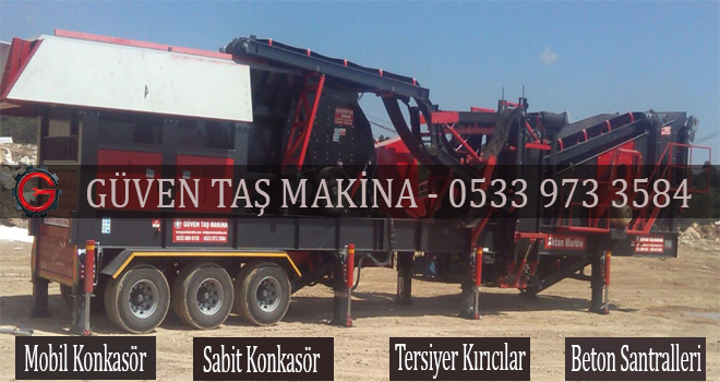 Satılık Tersiyer Kırıcının Adres Güven Taş Makina