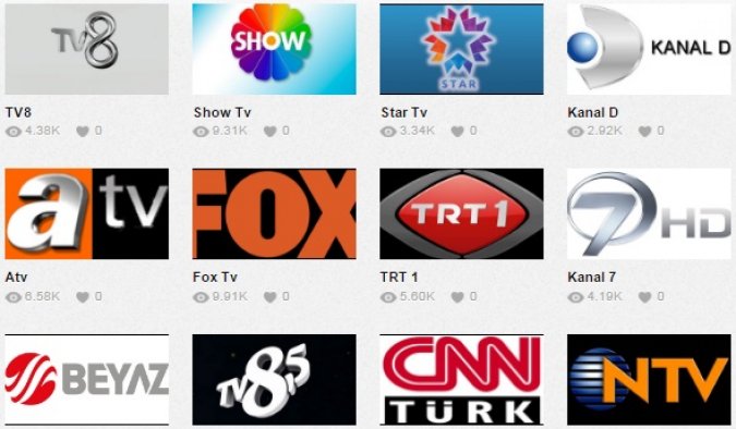 Televizyon Kanallarını İnternette İzleme Keyfi