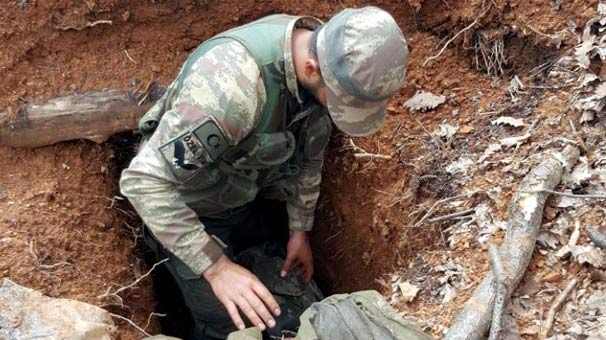 Tunceli'de PKK örgütü sığınağı deşifre edildi