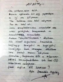 ″Gül ve Arınç hanımefendilere selamlarımı sunuyorum! Şimdi değilse ne zaman?″