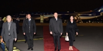 Cumhurbaşkanı Aliyev Fransa'ya gitti