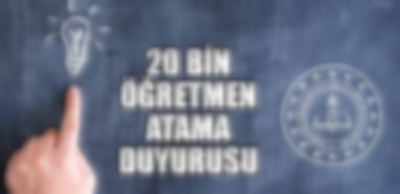 20 bin sözleşmeli öğretmen ataması