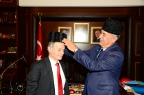 Büyükşehir, Kırım Tatarları’nın liderini ağırladı