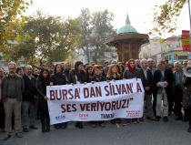 Bursa’da, Silvan’da 12 gün süren sokağa çıkma yasağı protesto edildi