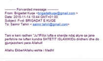 Arnavutluk'ta bakana tehdit e-postası: Şimdi sıra sizde