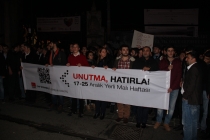 CHP İstanbul İl Gençlik Örgütü'nden 17-25 Aralık eylemi