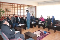 Aksaray İl Özel İdaresi'nde ilk yardım eğitimleri devam ediyor