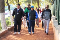 Başkan Bozbey, Nilüferlilerle sabah yürüyüşünde