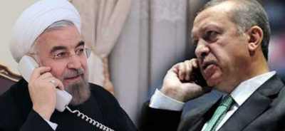  Erdoğan, Ruhani'yle telefonda görüştü