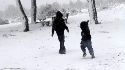 Mut ve Silifke'ye 15 yıl sonra kar yağdı