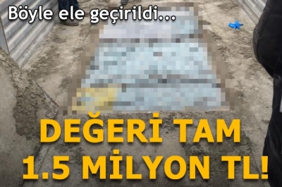 Suriye Sınırında 1 Buçuk Milyon Değerinde !