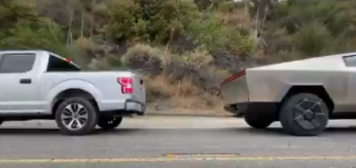 Tesla Cybertruck ve Ford F-150 yarışı