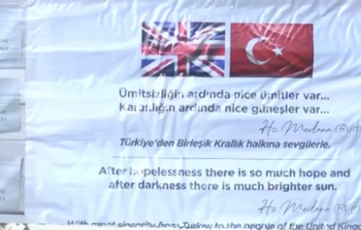 Türkiye'den İngiltere'ye yardım 